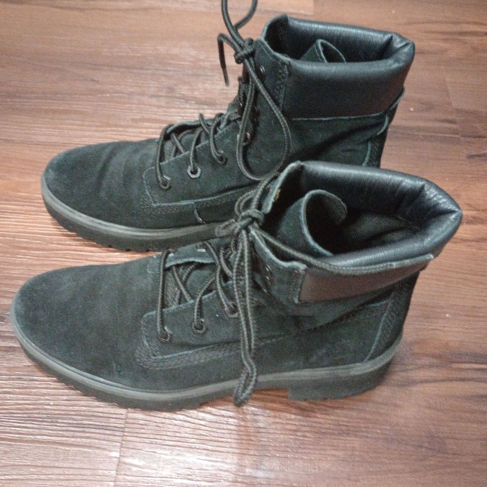 Timberland suede lace up boots